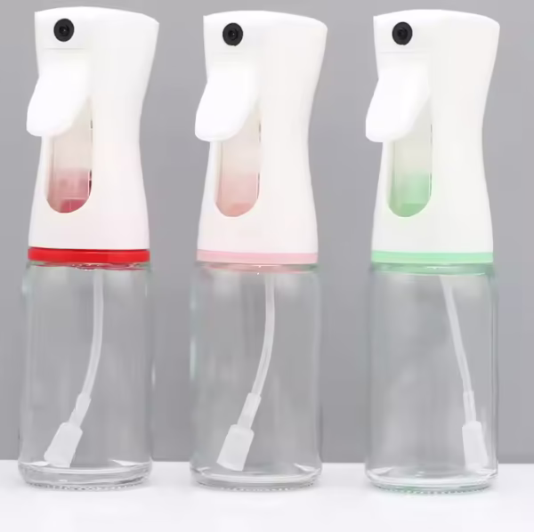 320ml 220ml Glass Body Watering Can with Golden Pump Dispenser