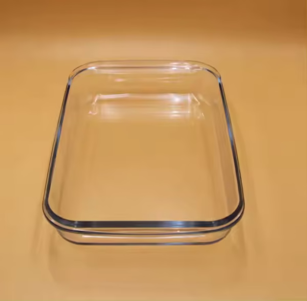 Wholesale Glass Custom Logo Baking Tray Bakeware