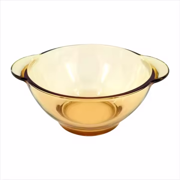 High Quality Glass Bowl, Amber Glass Bowl