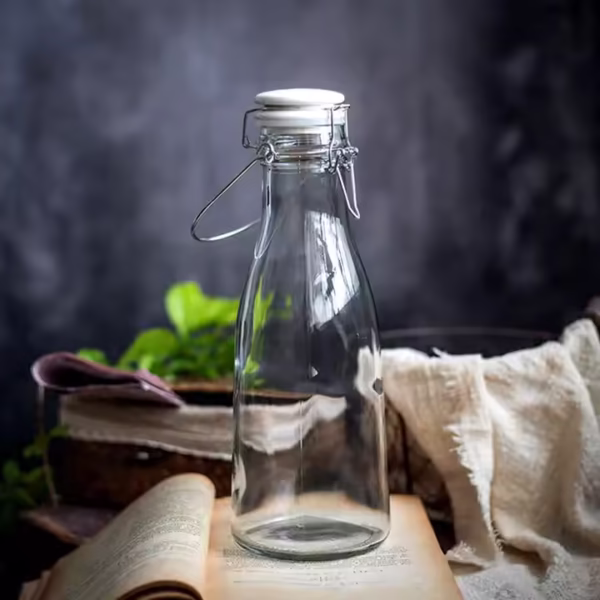500ml, 1000ml Wide Diameter Glass Wine Bottle