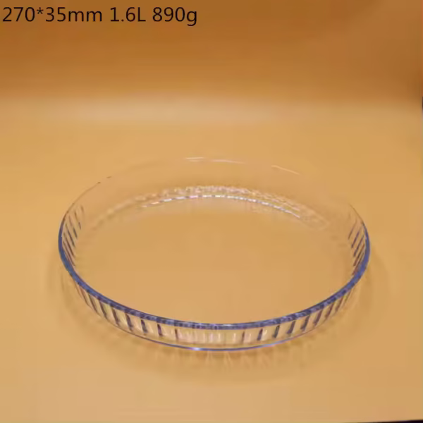 Microwave Oven Bakeware Wholesale Bread Pie Glass Baking Tray - Image 3