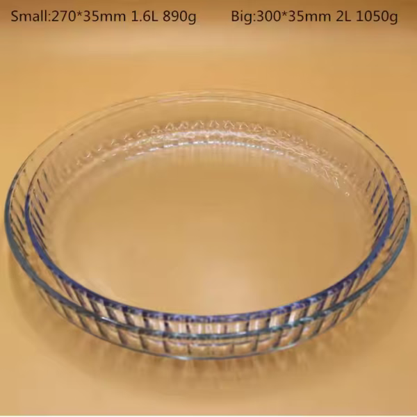 Microwave Oven Bakeware Wholesale Bread Pie Glass Baking Tray - Image 4