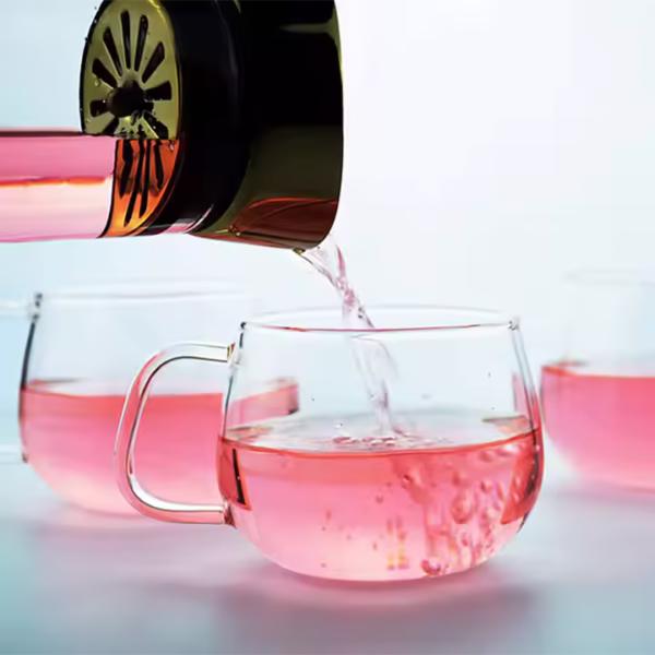 High Borosilicate Glass Coffee Mug with Handle - Image 5