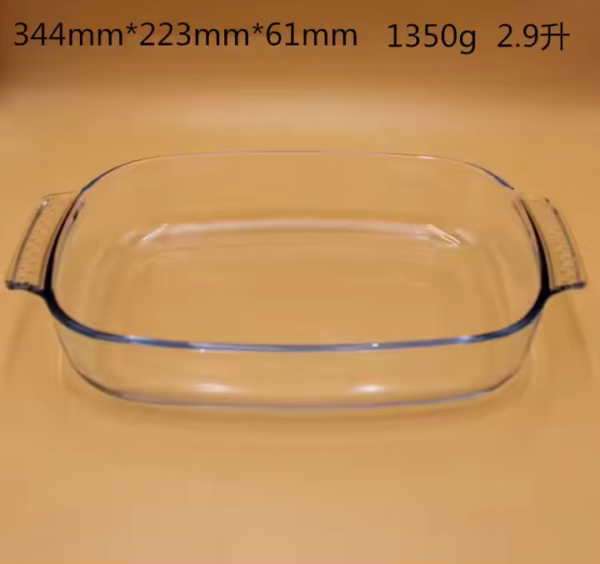 Cheap Square Oven Safe Borosilicate Glass Bakeware Baking Dish - Image 3
