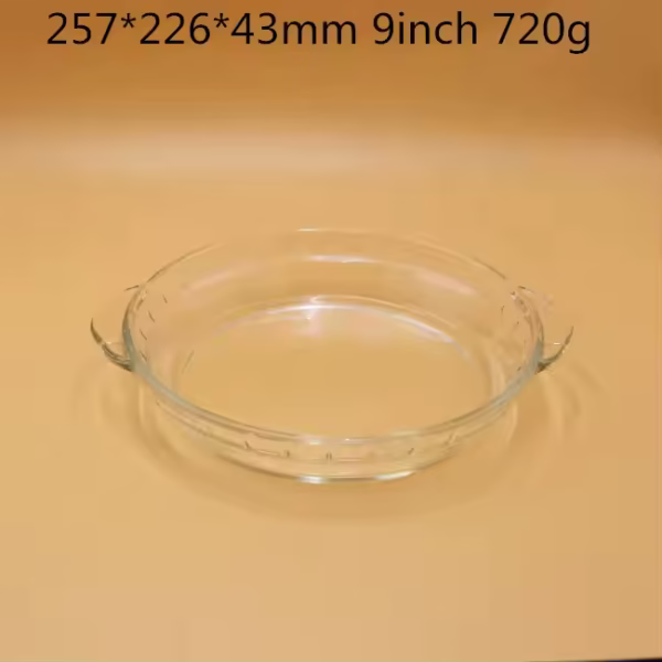 Microwave Oven Bakeware Wholesale Bread Pie Glass Baking Tray - Image 2