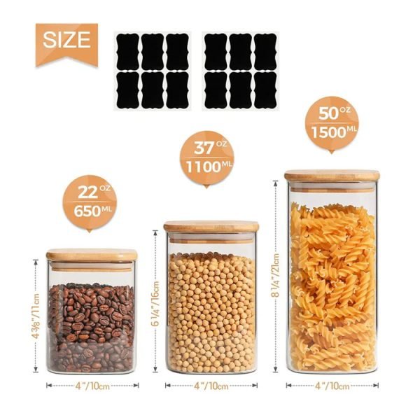 High Borosil Classic Square Jar Manufacturer & Supplier 2
