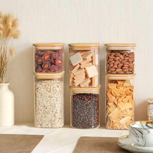 High Borosil Classic Square Jar Manufacturer & Supplier 3