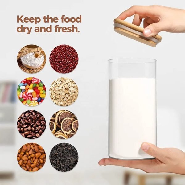 High Borosil Classic Square Jar Manufacturer & Supplier 4