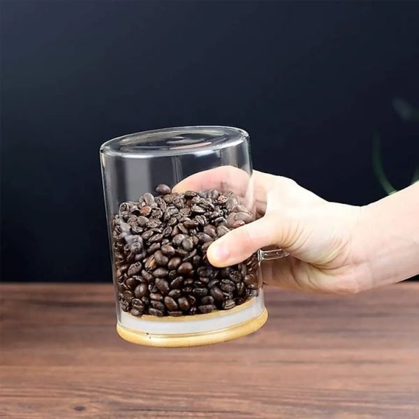 High Borosilicate Glass Jar With Spoon Manufacturer & Supplier 3