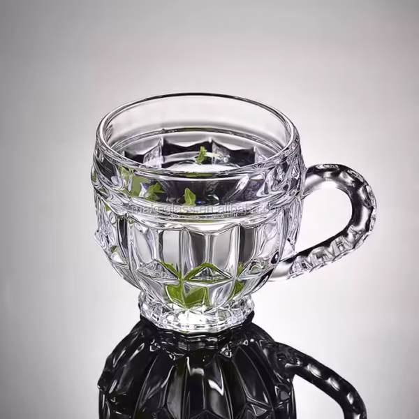 Square Mason Jar Glass Dispenser With Metal Spout And Stand - Image 2
