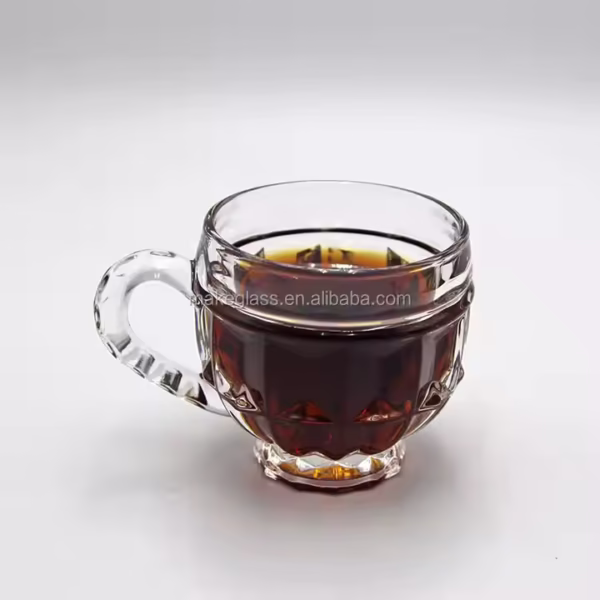 Square Mason Jar Glass Dispenser With Metal Spout And Stand