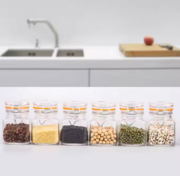 4 oz Glass Jars With Airtight Lids - Image 3