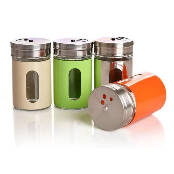 Glass Shaker Bottle with Metal Rack Set Tp12114 5