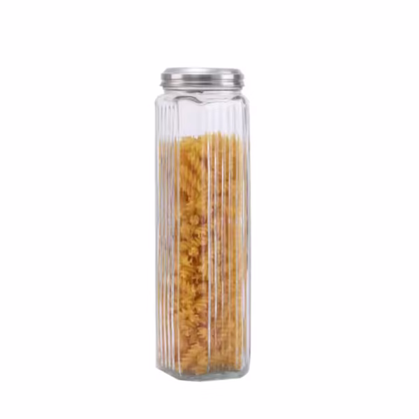 1600ml Lead-free Glass Storage Jar